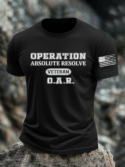 Men's Operation Absolute Resolve Printed T-shirt