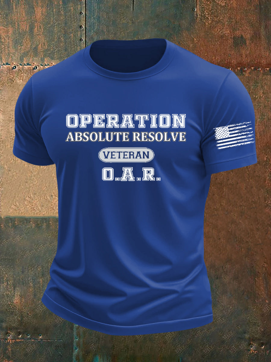 Men's Operation Absolute Resolve Printed T-shirt