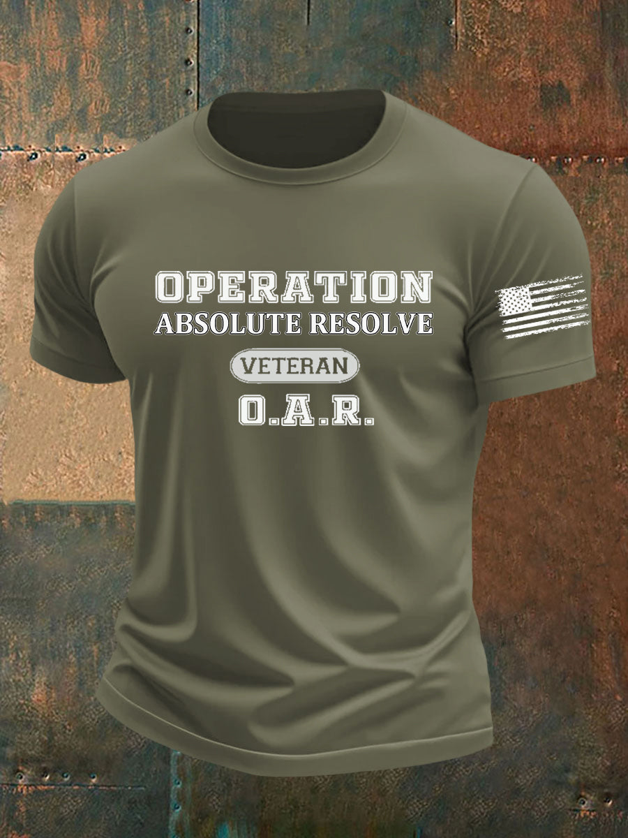 Men's Operation Absolute Resolve Printed T-shirt