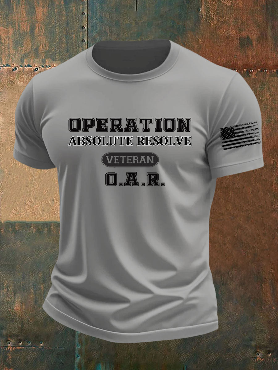 Men's Operation Absolute Resolve Printed T-shirt