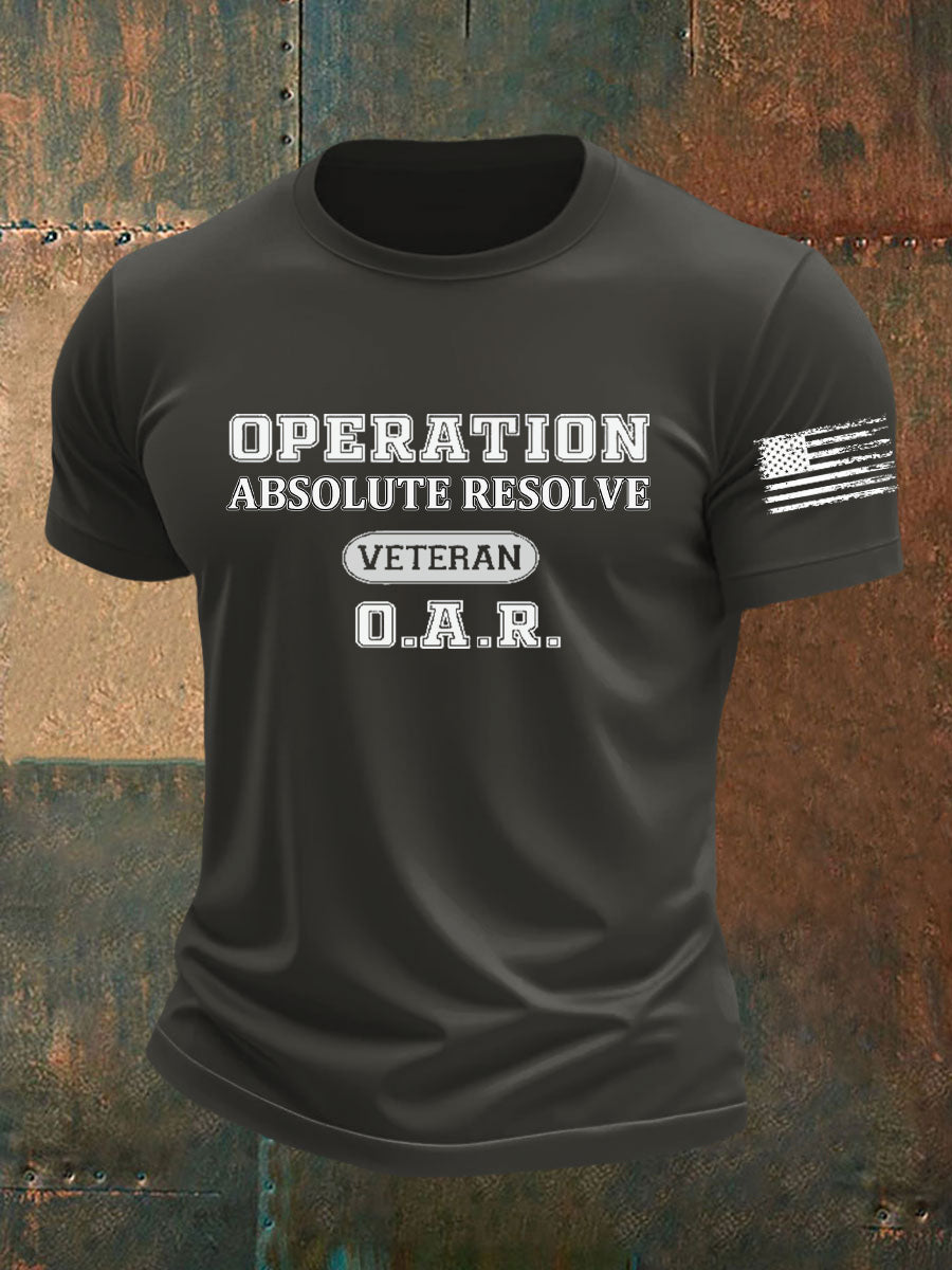 Men's Operation Absolute Resolve Printed T-shirt