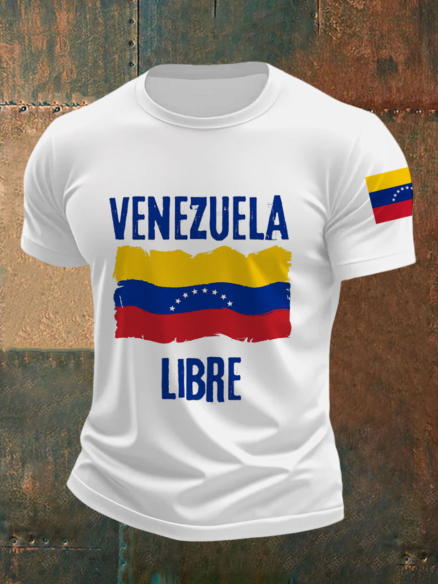 Men's Venezuela Libre Print Tee