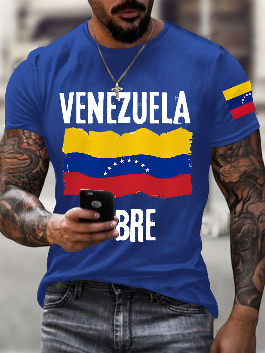 Men's Venezuela Libre Print Tee