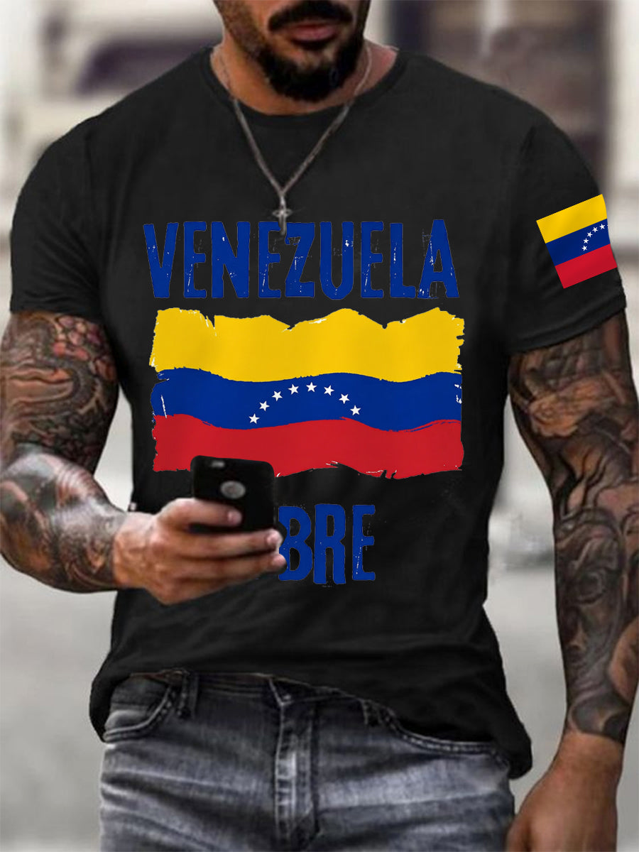 Men's Venezuela Libre Print Tee