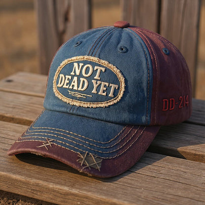 NOT DEAD YET Vintage Washed Baseball Cap
