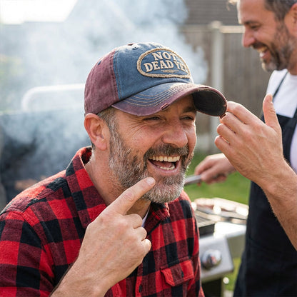 NOT DEAD YET Vintage Washed Baseball Cap