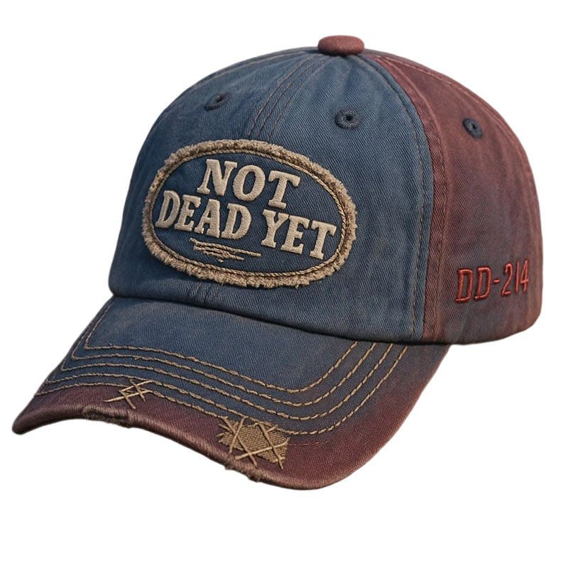 NOT DEAD YET Vintage Washed Baseball Cap