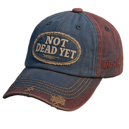 NOT DEAD YET Vintage Washed Baseball Cap