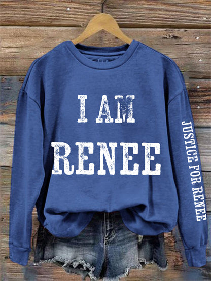 Women's Justice for Renee Nicole Good Minneapolis Protest Sweatshirt