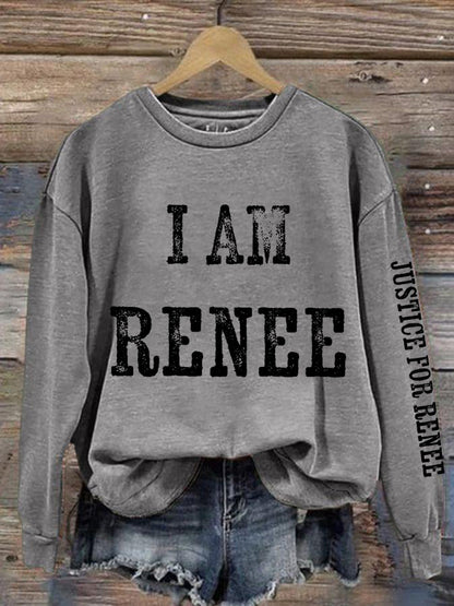 Women's Justice for Renee Nicole Good Minneapolis Protest Sweatshirt