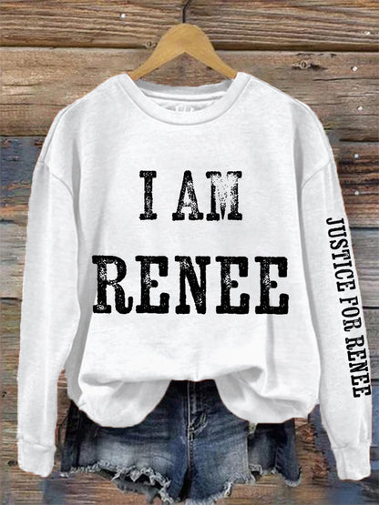 Women's Justice for Renee Nicole Good Minneapolis Protest Sweatshirt