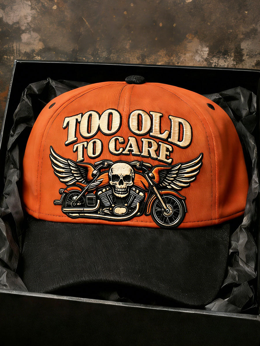 Too old to care unisex hats