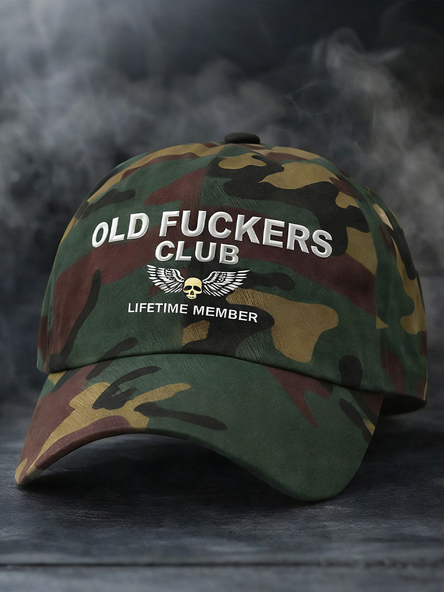 Old Fuckers Club Camouflage Unisex Hats