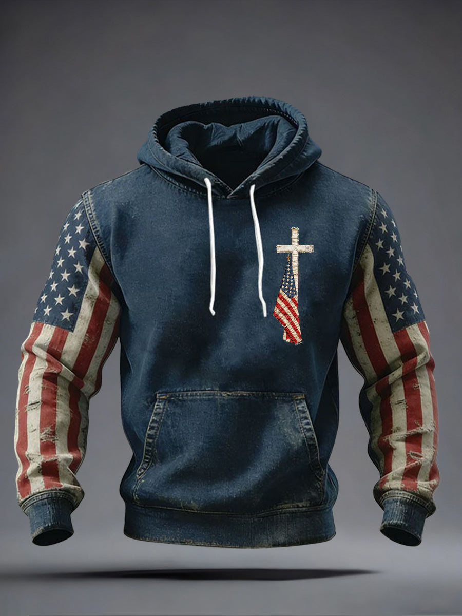 Men's USA Print Hoodie