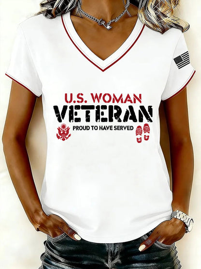 Women's V-neck T-shirts