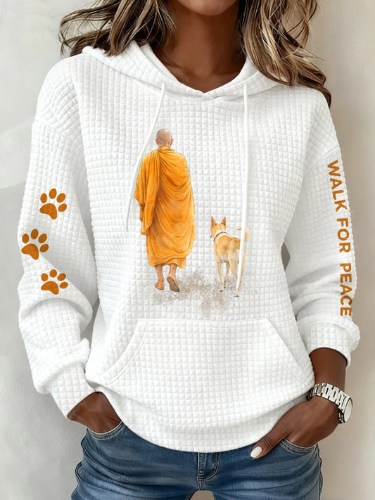 Women's Walk With Aloka Walk For Peace hooded sweatshirt