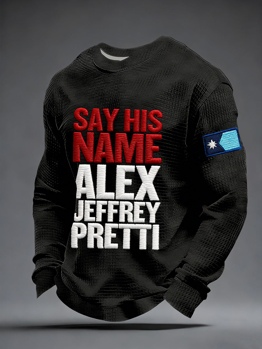 Men's Minneapolis Resist Waffle Long Sleeve Sweatshirt