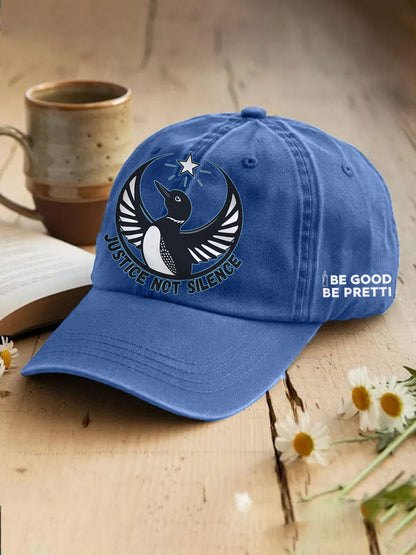 Unisex Justice Not Silence Be Good Be Pretti Anti ICE Hat