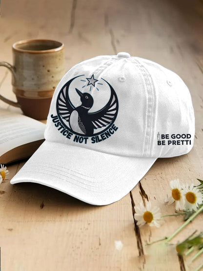 Unisex Justice Not Silence Be Good Be Pretti Anti ICE Hat