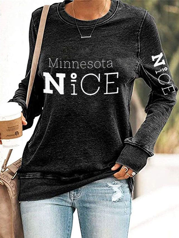 Women's Minnesota No ICE Polyester Waisted Sweatshirt