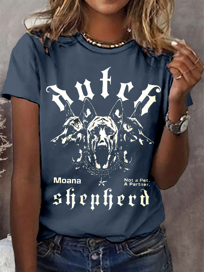 Women's Dutch Shepherd K9 Handler T-shirt
