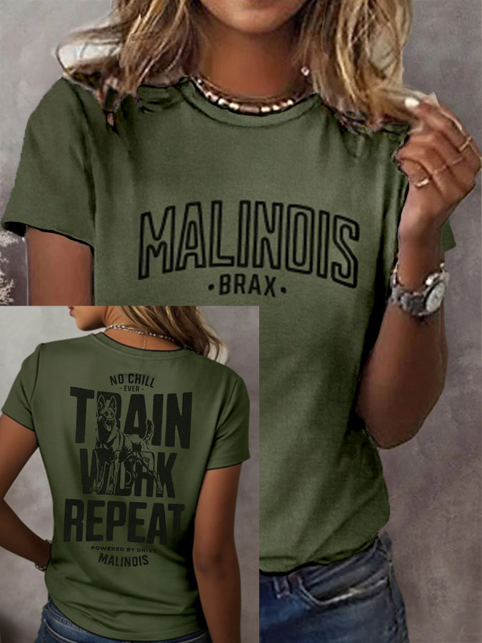 Women's Dutch Shepherd K9 Handler T-shirt