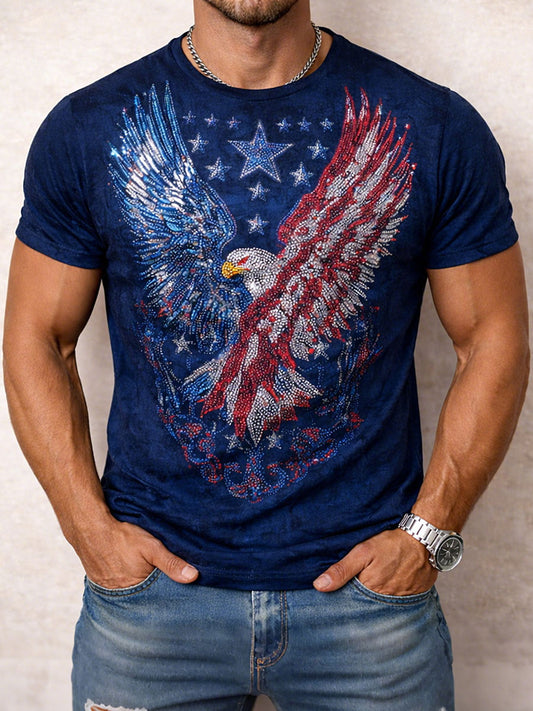 Men's American Flag Eagle T-Shirts