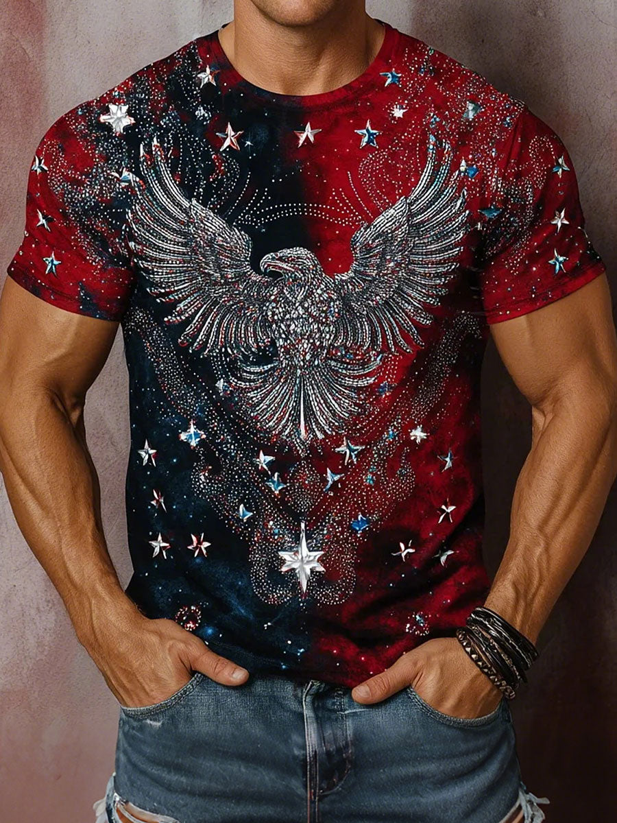 Men's American Flag Eagle T-Shirts