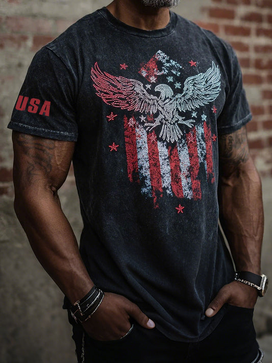 Men's American Flag Eagle T-Shirts