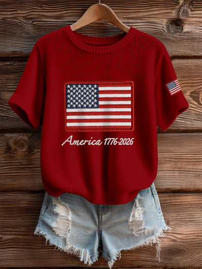 Women's America Flag Tops