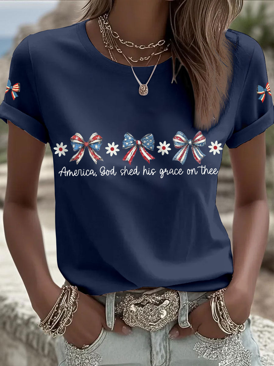 Women's America Bow T-Shirts