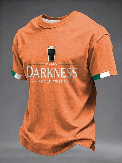 Men's Hello Darkness My Old Friend  t-shirt