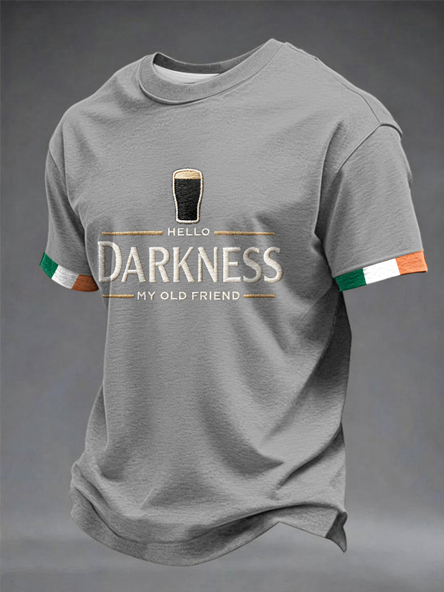 Men's Hello Darkness My Old Friend  t-shirt