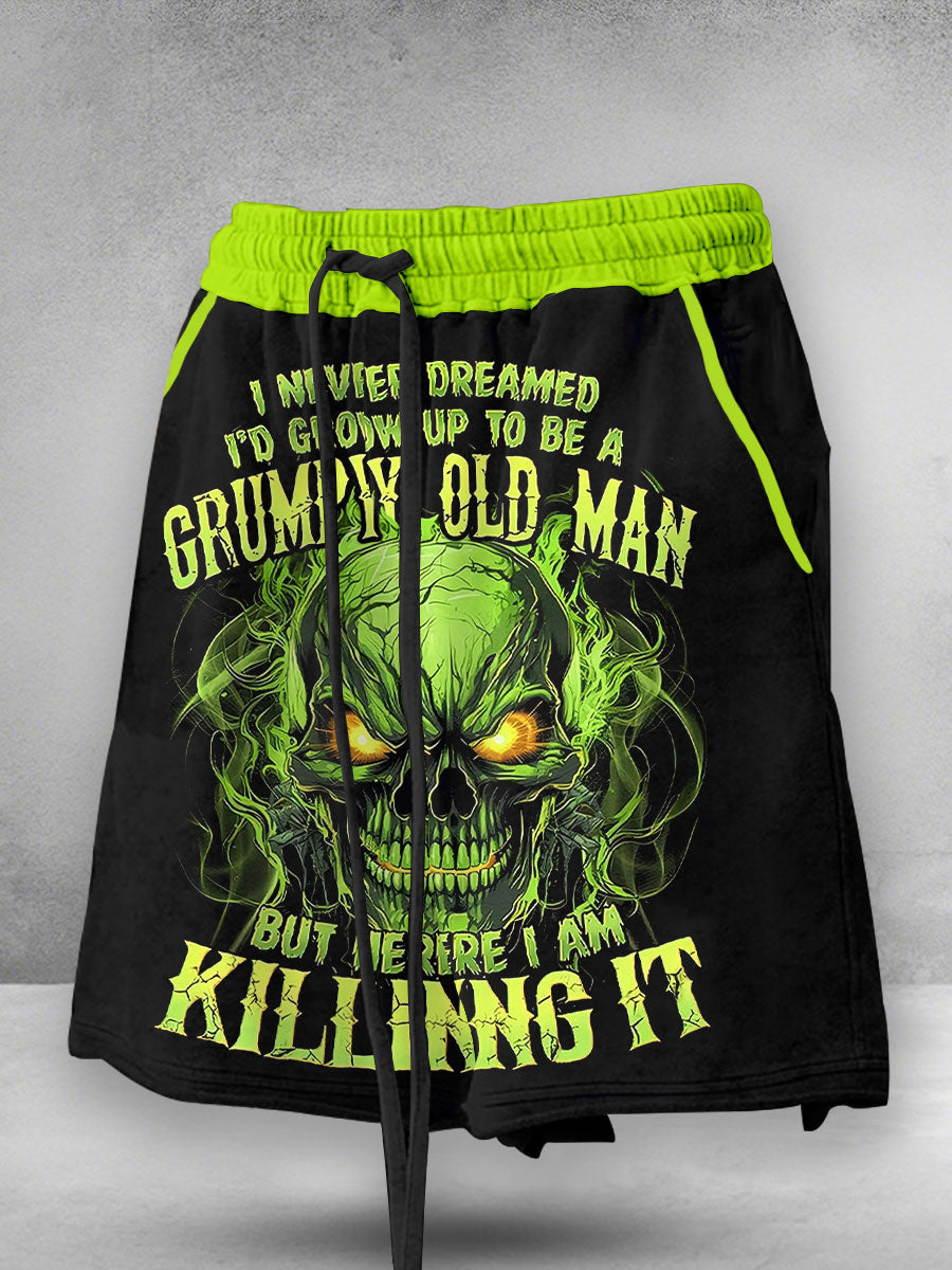 Men's 'I Never Dreamed I'd Grow Up To Be A Grumpy Old Man' Shorts