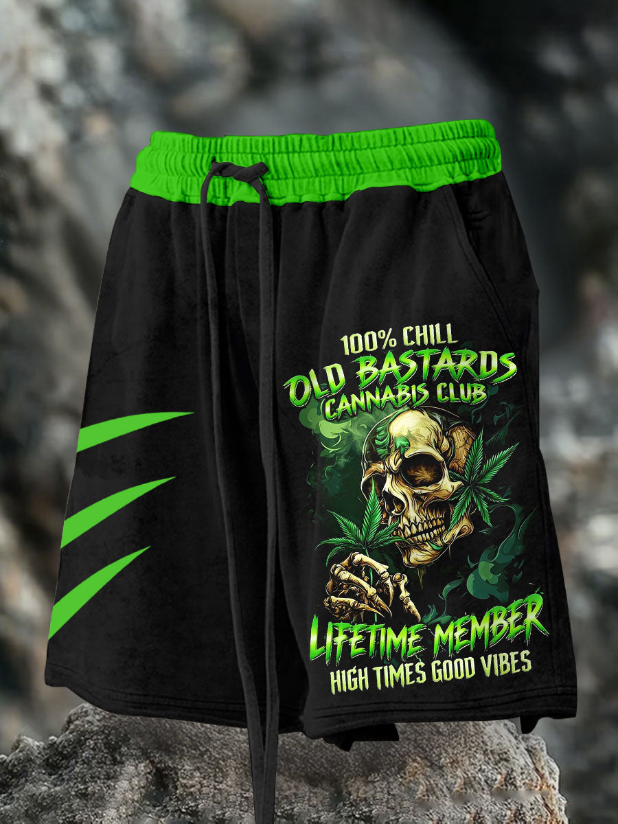 Men's "100% chill old bastards"shorts