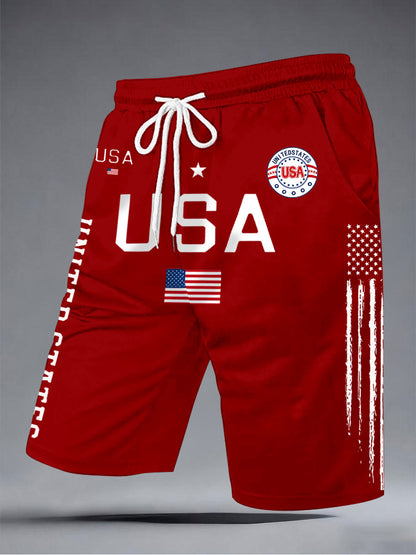 Men's USA Flag Shorts