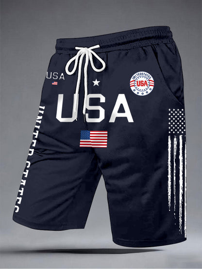 Men's USA Flag Shorts