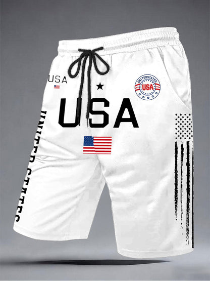 Men's USA Flag Shorts