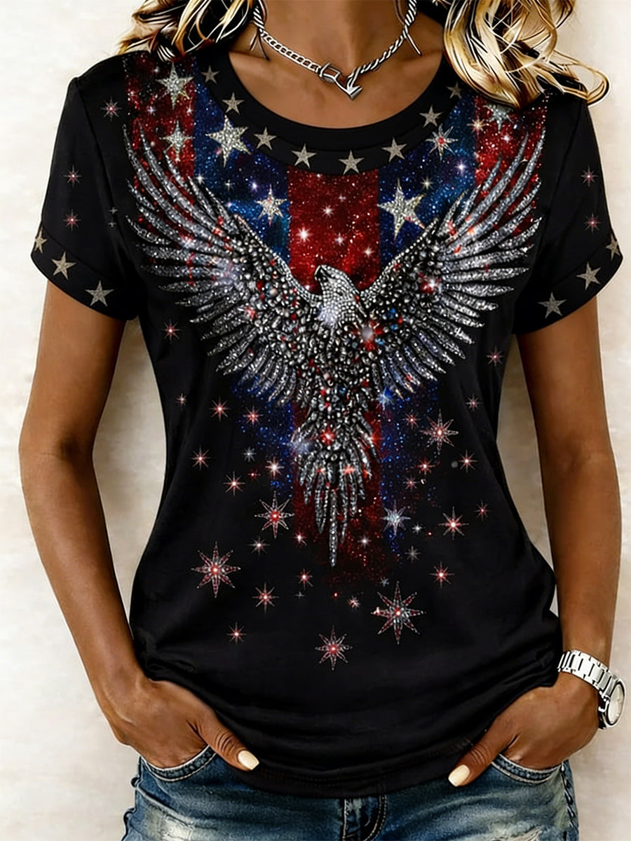 Women's American-style T-shirt