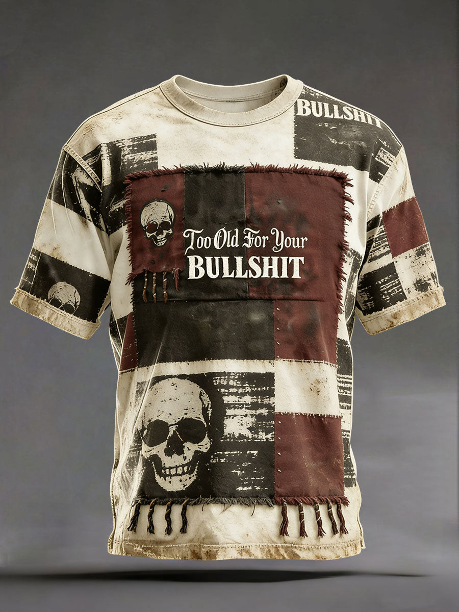 Men's 'Too old for your bullshit' Vintage T-shirts