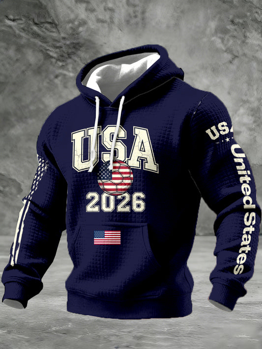 Men's 2026 Fifa World Cup Themed Sweatshirt With Print