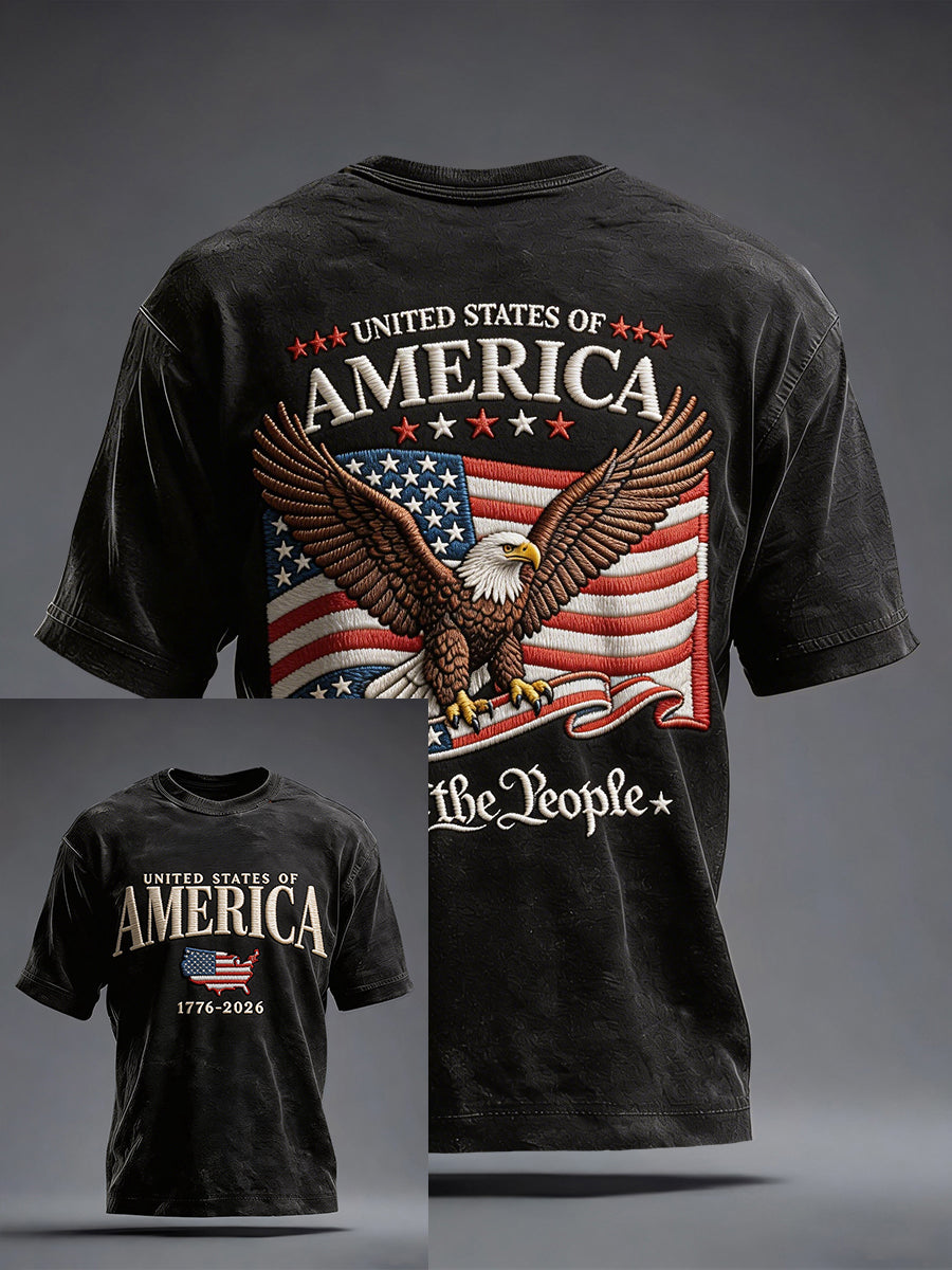 Men's USA 1776-2026 Print T-Shirt