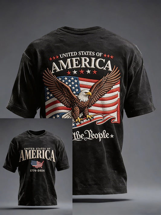 Men's USA 1776-2026 Print T-Shirt