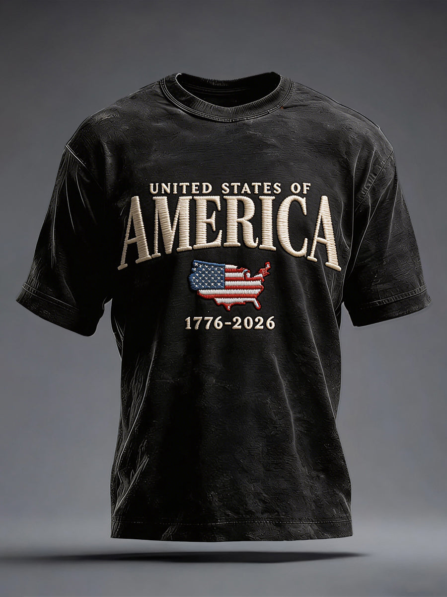 Men's USA 1776-2026 Print T-Shirt