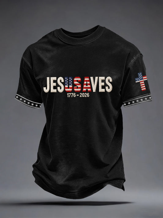Men's USA 1776-2026 Print T-Shirt