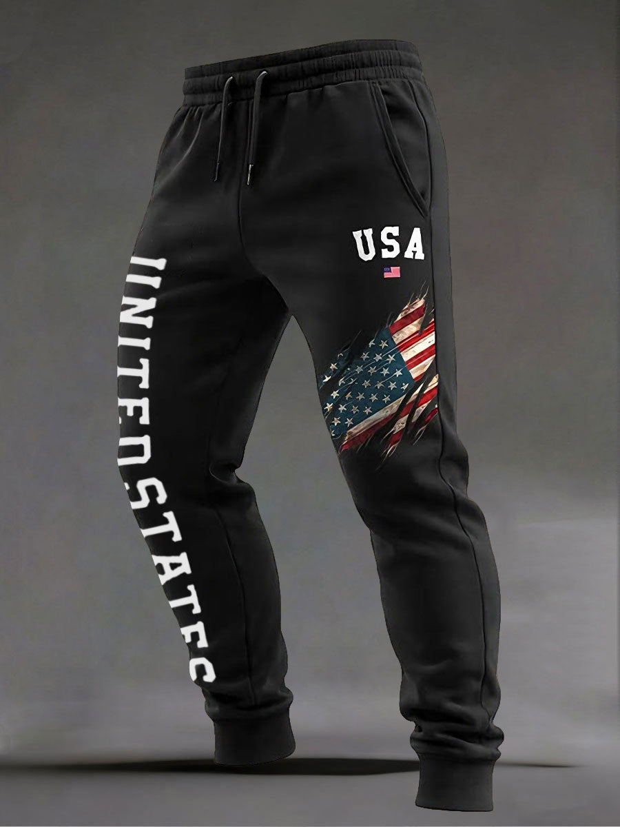 Men's American Flag Sweatpants