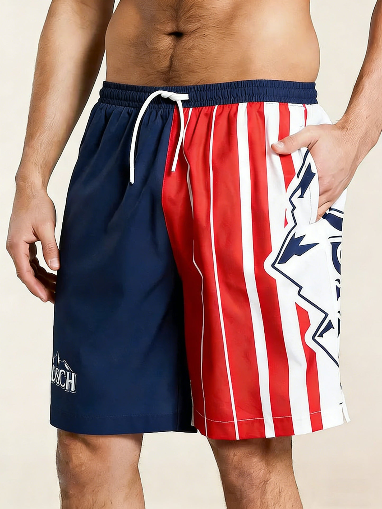 Men's Busch Beer Printed Shorts
