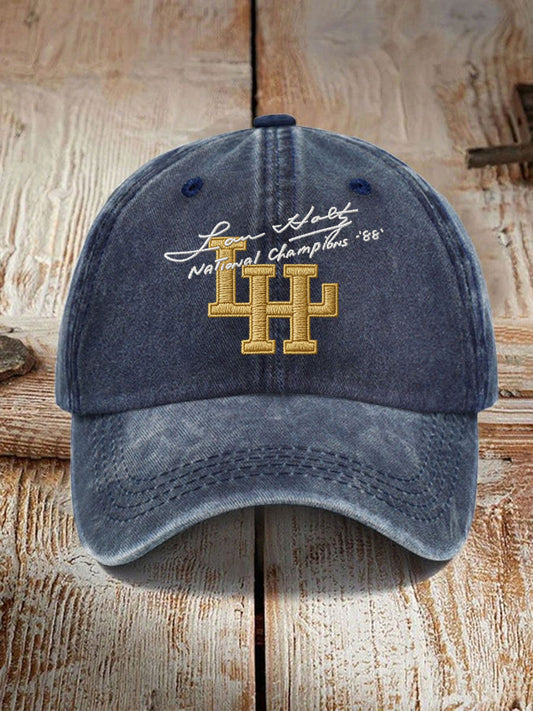 Unisex Football Legend Coach Holtz Champion 88 Printed Hat