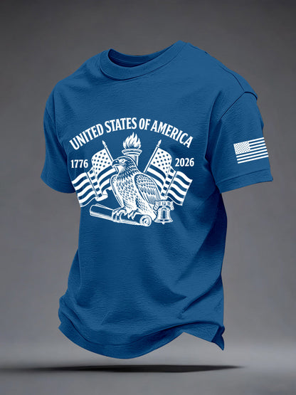 Men's USA 1776-2026 Print T-Shirt
