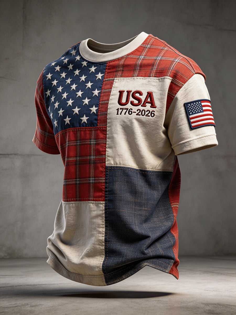 Men's USA 1776-2026 Print T-Shirt